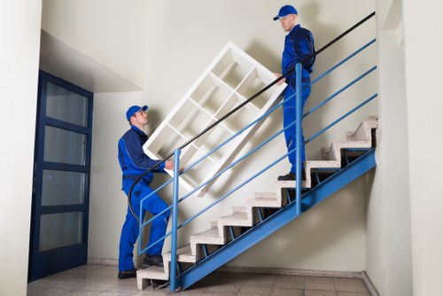 Man and van service loading furniture in Chiswick