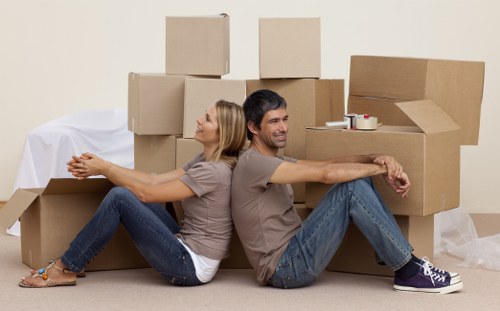 Packing and preparing belongings for household storage