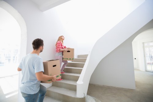 IT and office equipment being prepared safely for a Chiswick office move