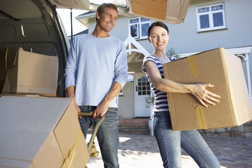 Prepared boxes and packing supplies for flat removals in Chiswick